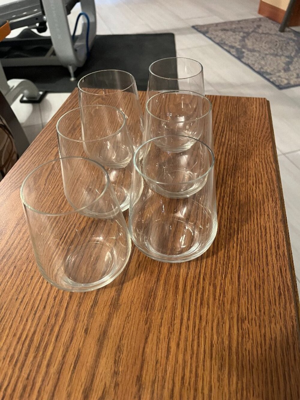 stemless wine glasses set of 6